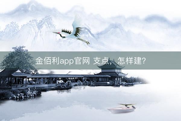 金佰利app官网 支点,怎样建?